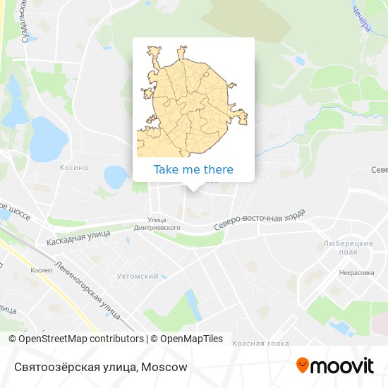 Святоозёрская улица map