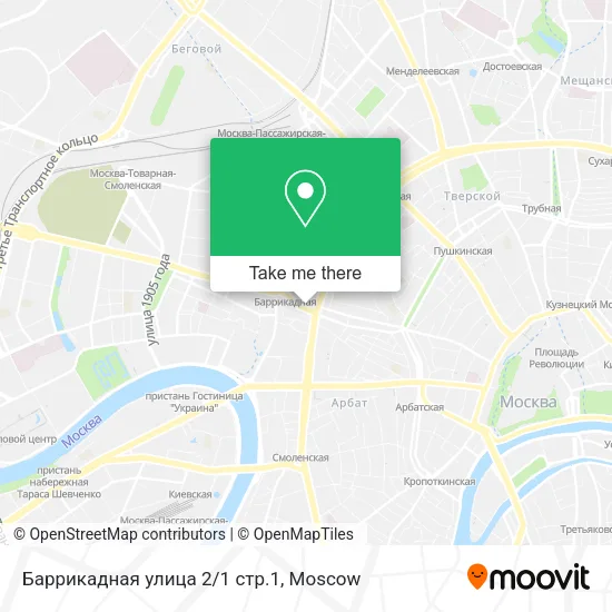 Баррикадная улица 2/1 стр.1 map