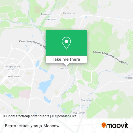 Вертолетная улица map