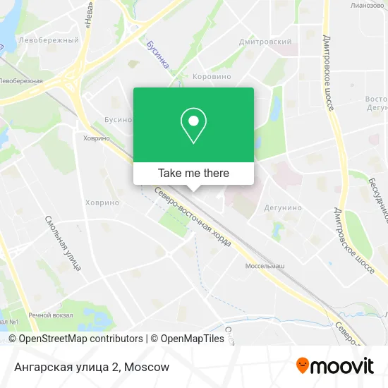 Ангарская улица 2 map