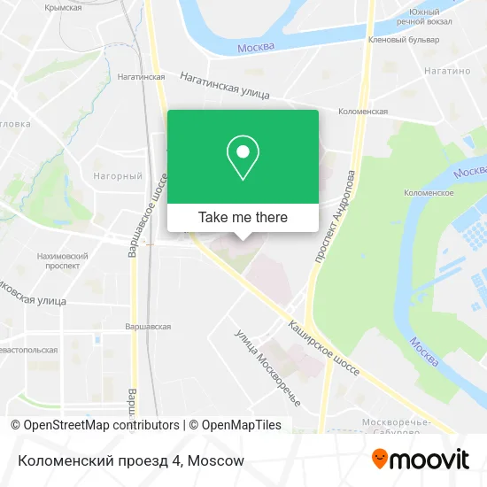 Коломенский проезд 4 map