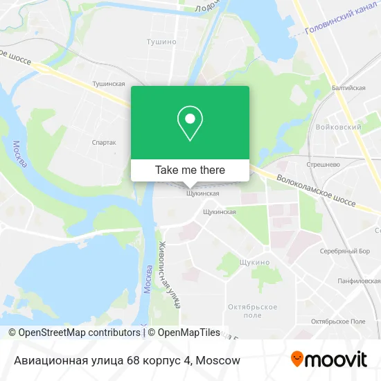 Авиационная улица 68 корпус 4 map