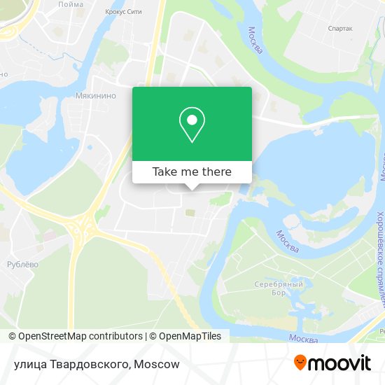 улица Твардовского map