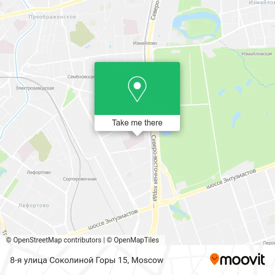 8-я улица Соколиной Горы 15 map