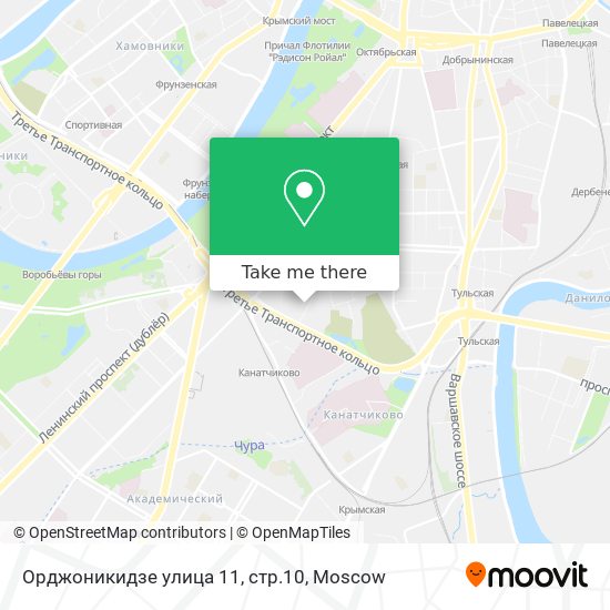 Орджоникидзе улица 11, стр.10 map