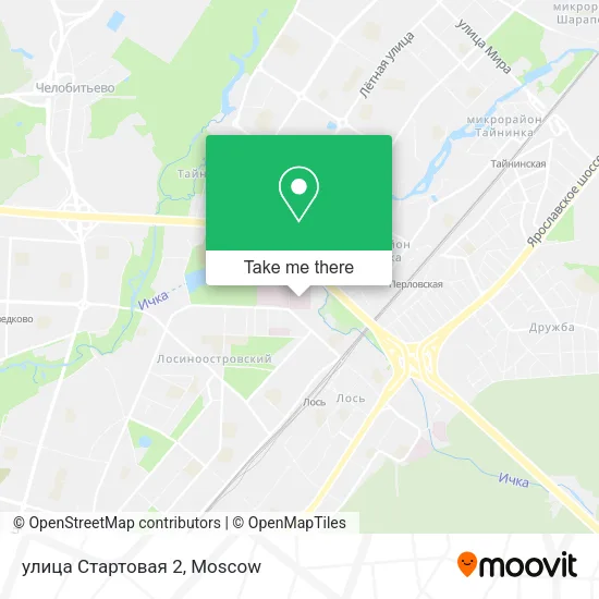 улица Стартовая 2 map