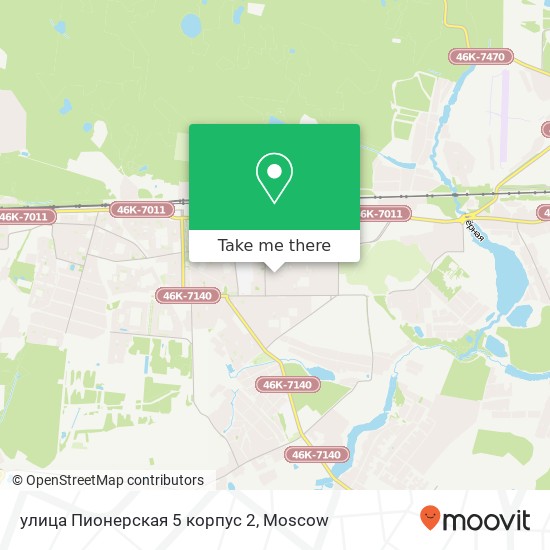 улица Пионерская 5 корпус 2 map