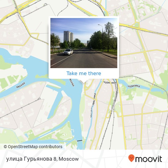 улица Гурьянова 8 map