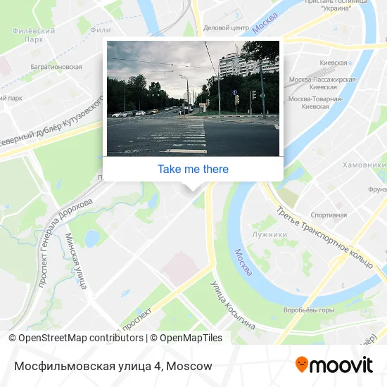 Мосфильмовская улица 4 map