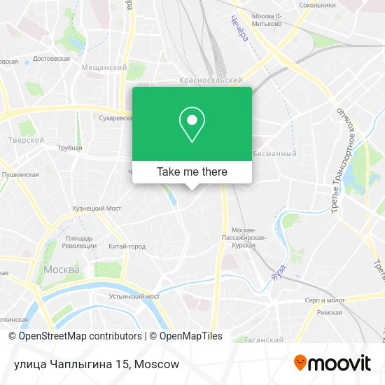 улица Чаплыгина 15 map