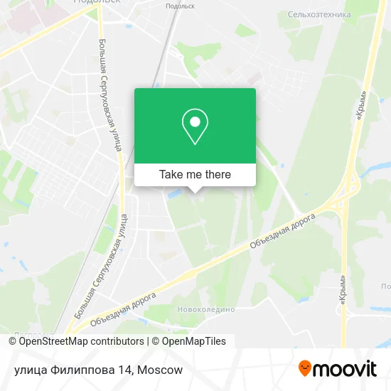 улица Филиппова 14 map