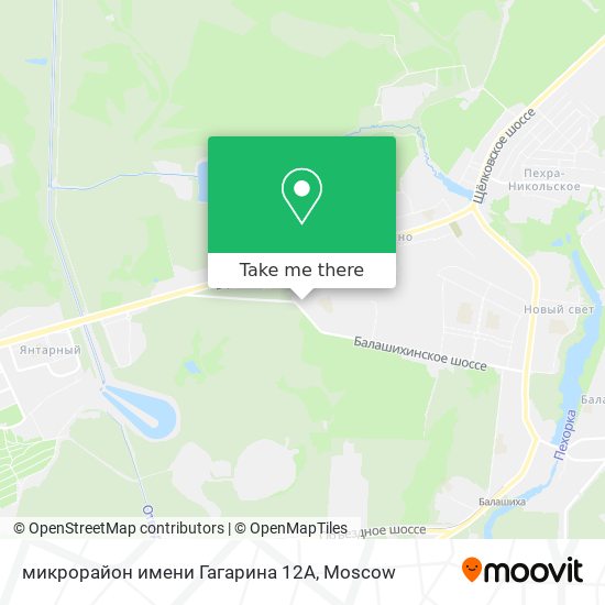 микрорайон имени Гагарина 12A map