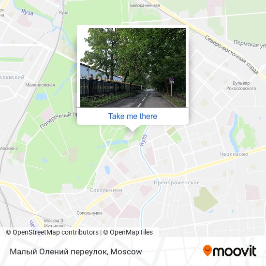 Малый Олений переулок map