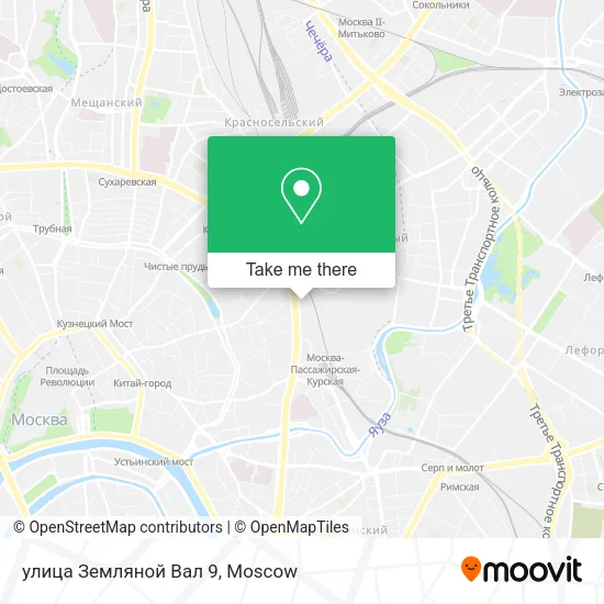 улица Земляной Вал 9 map