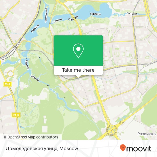 Домодедовская улица map