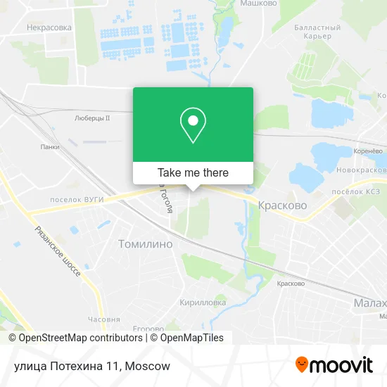 улица Потехина 11 map