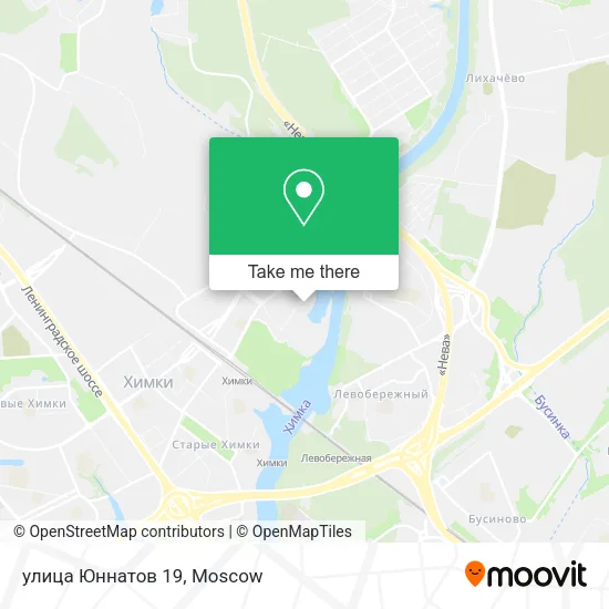 улица Юннатов 19 map