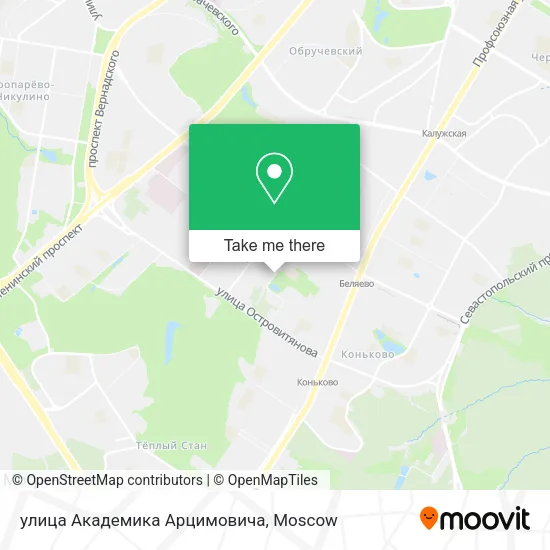 улица Академика Арцимовича map