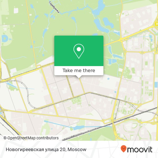 Новогиреевская улица 20 map