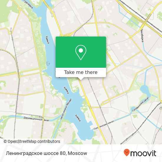 Ленинградское шоссе 80 map