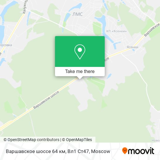 Варшавское шоссе 64 км, Вл1 Ст47 map