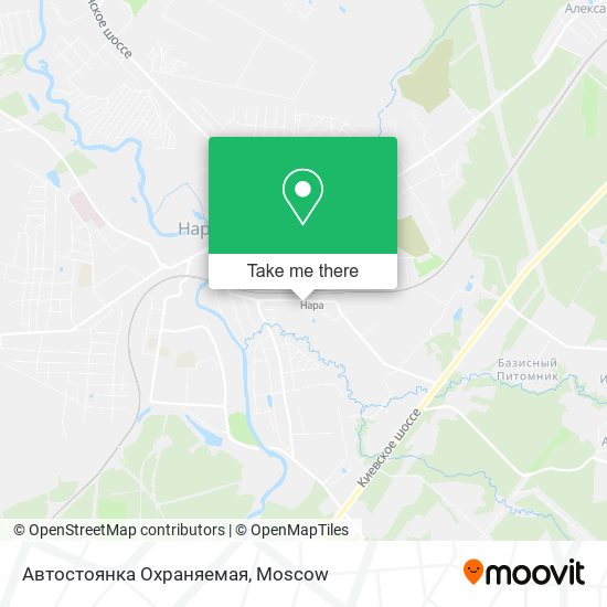 Автостоянка Охраняемая map