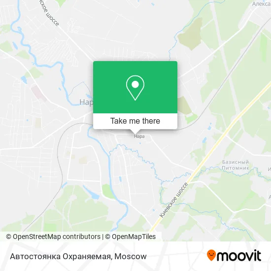 Автостоянка Охраняемая map