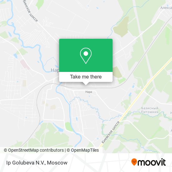 Ip Golubeva N.V. map