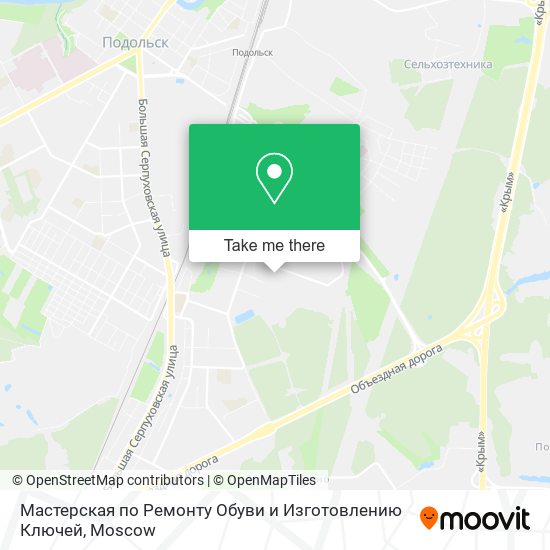 Мастерская по Ремонту Обуви и Изготовлению Ключей map