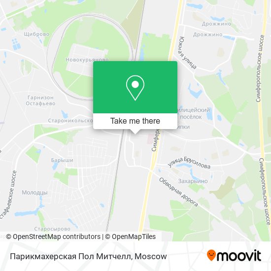 Парикмахерская Пол Митчелл map