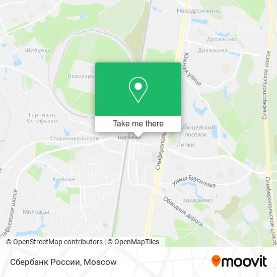 Сбербанк России map