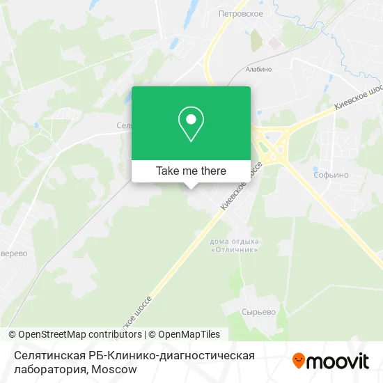 Селятинская РБ-Клинико-диагностическая лаборатория map