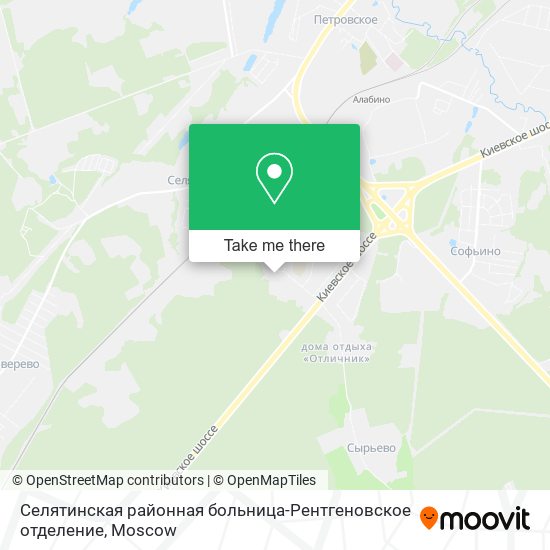 Селятинская районная больница-Рентгеновское отделение map