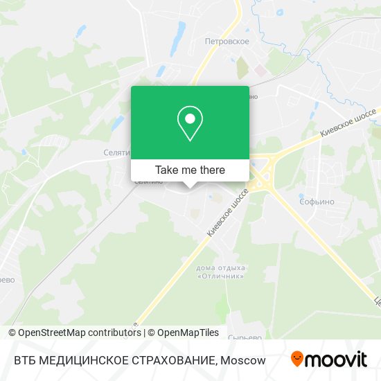 ВТБ МЕДИЦИНСКОЕ СТРАХОВАНИЕ map