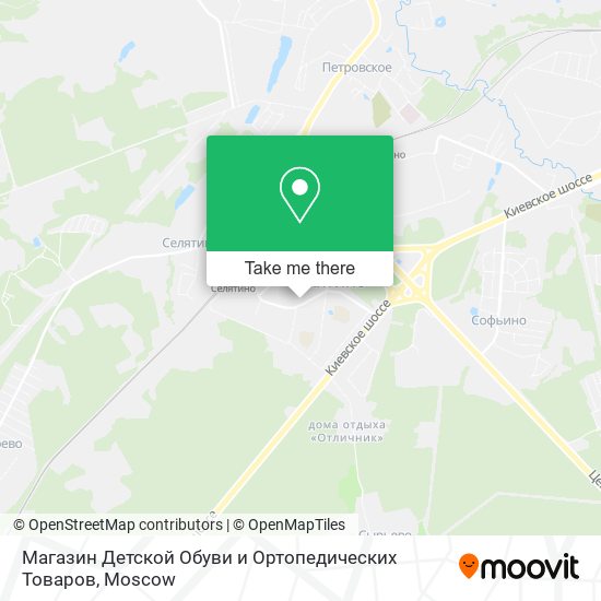 Магазин Детской Обуви и Ортопедических Товаров map