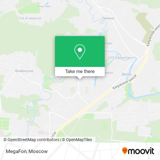 MegaFon map