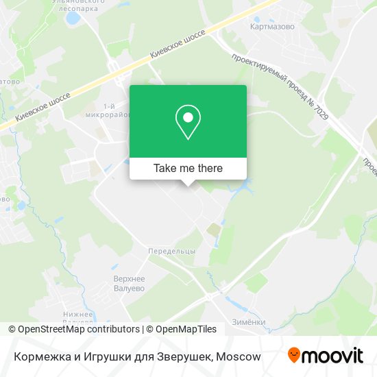 Кормежка и Игрушки для Зверушек map