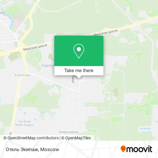 Отель Экипаж map