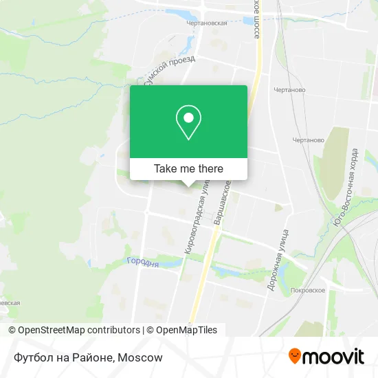 Футбол на Районе map