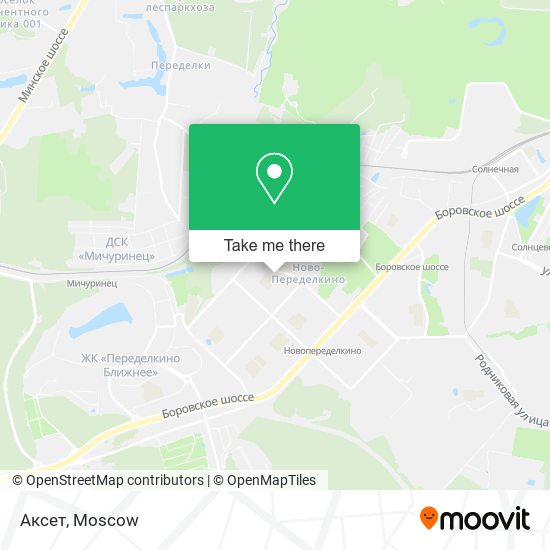 Аксет map