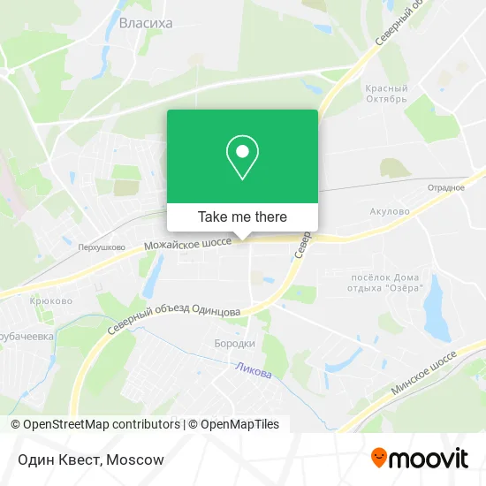 Один Квест map