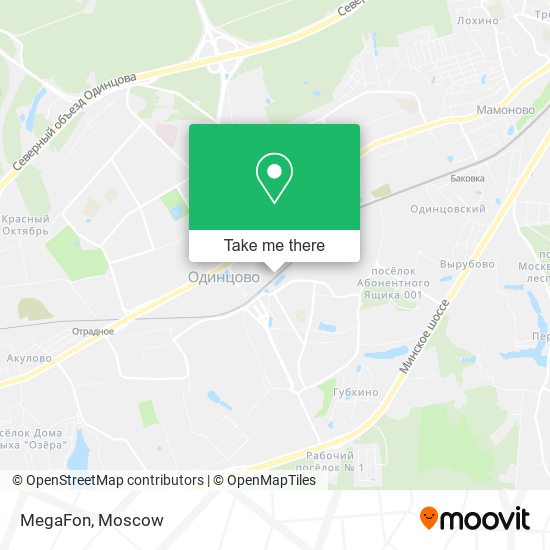 MegaFon map