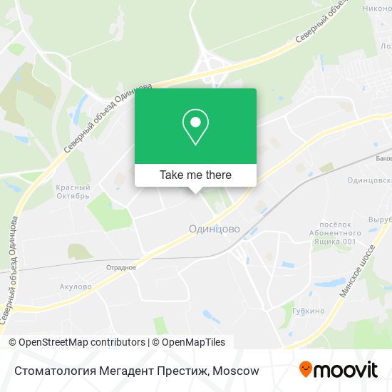 Стоматология Мегадент Престиж map