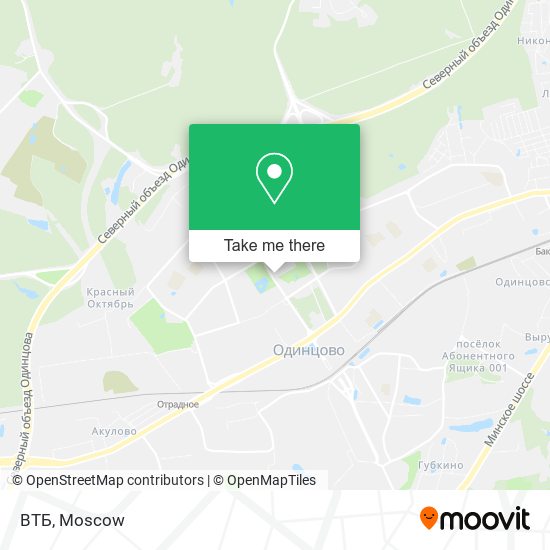 ВТБ map