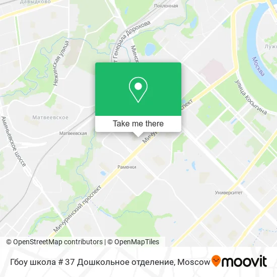 Гбоу школа # 37 Дошкольное отделение map