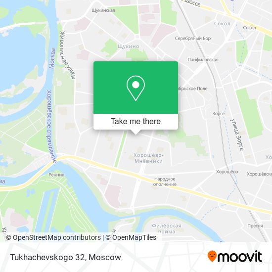 Tukhachevskogo 32 map