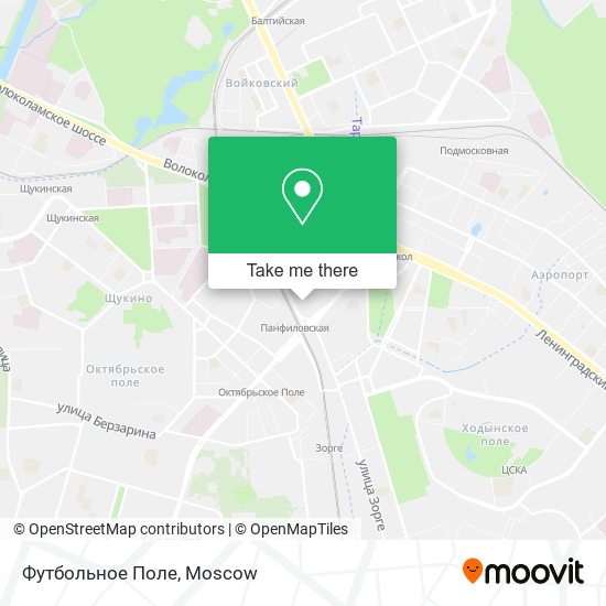 Футбольное Поле map