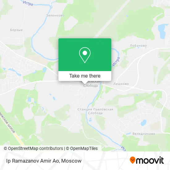 Ip Ramazanov Amir Ao map