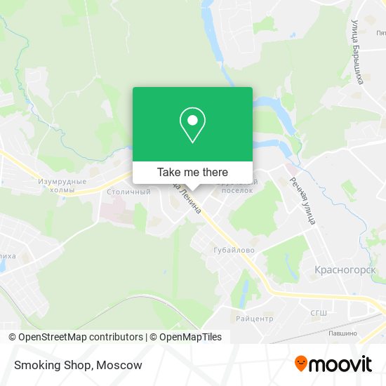 Smoking Shop map