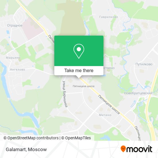 Galamart map